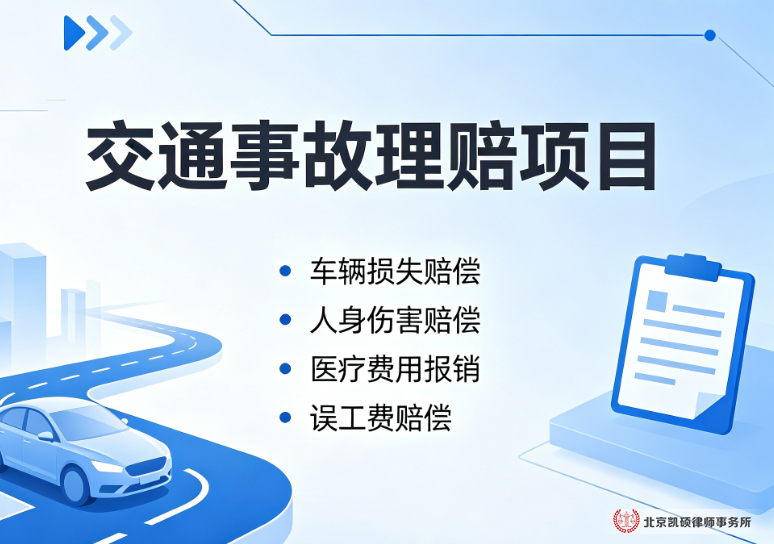 2026年交通事故理赔项目