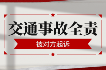 车祸我全责，对方起诉我怎么办？